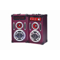 DJ Speaker Box with USB/SD Bluetooth Wireless Microphones 6008